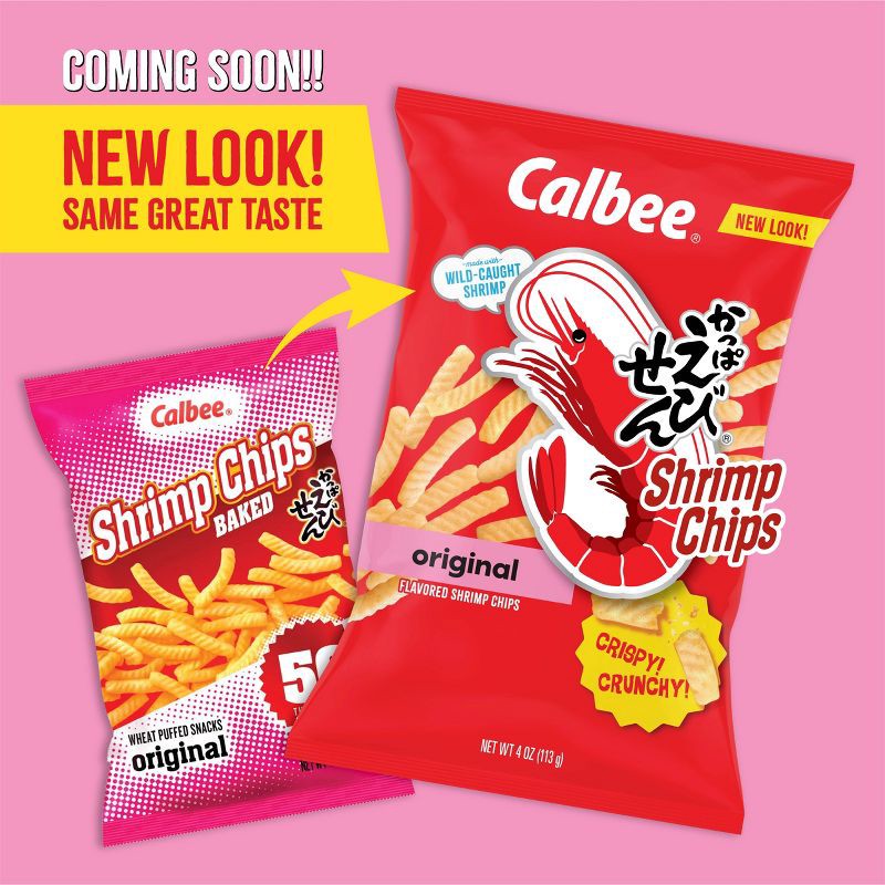 slide 3 of 5, Calbee Shrimp Chips - 4oz, 4 oz