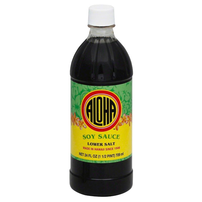 slide 1 of 1, Aloha Shoyu Low Sodium Soy Sauce - 24 fl oz, 24 fl oz