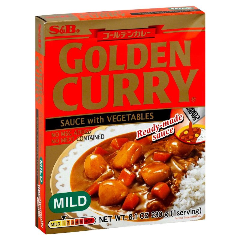 slide 1 of 1, S&B Golden Curry Vegetables with Sauce Mild - 8.1oz, 8.1 oz