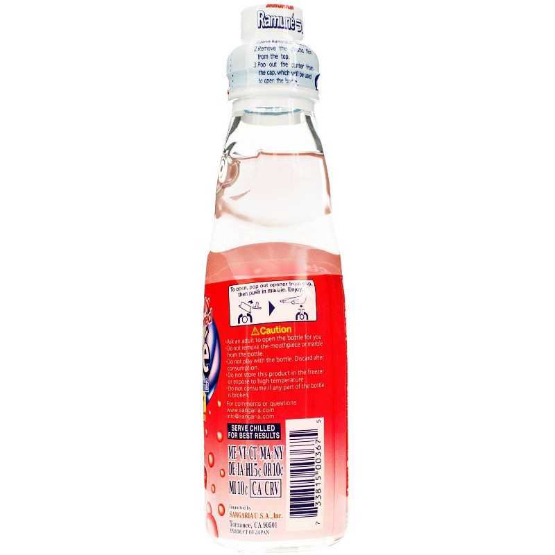 slide 3 of 3, Ramune Soda Strawberry Flavor Carbonated Soft Drink - 6.76 fl oz, 6.76 fl oz