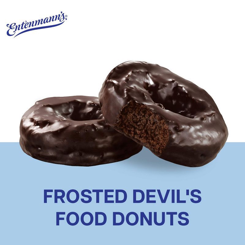 slide 3 of 10, Entenmann's Frosted Devil's Food Donuts - 8 ct, 8 ct