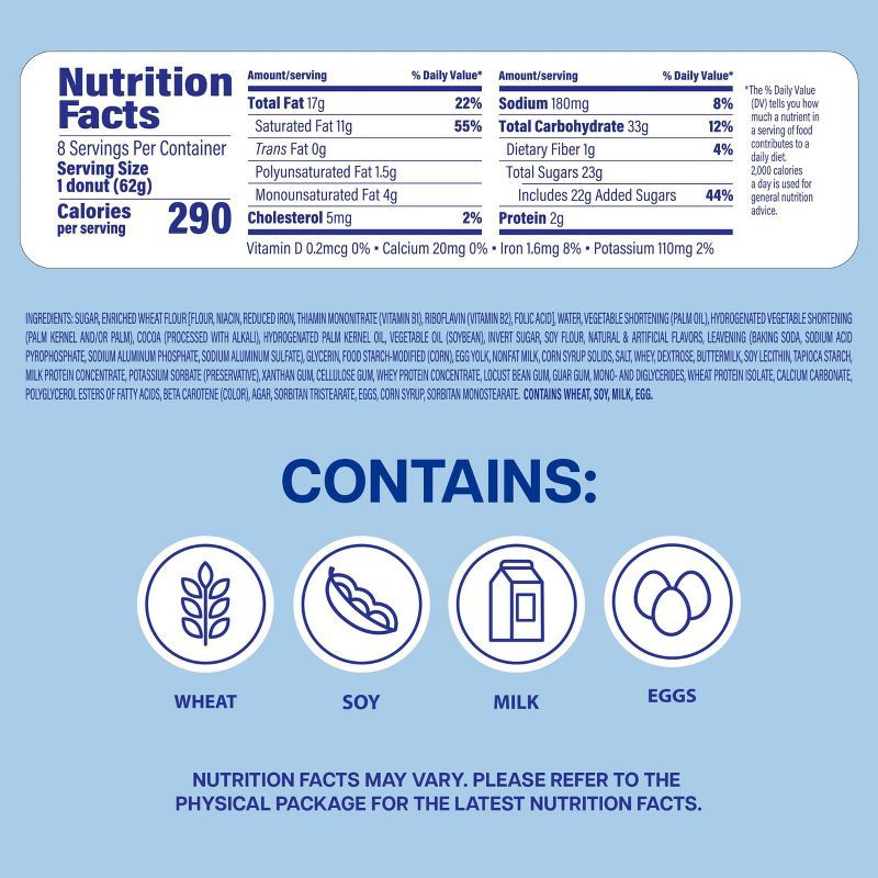 slide 4 of 10, Entenmann's Frosted Devil's Food Donuts - 8 ct, 8 ct