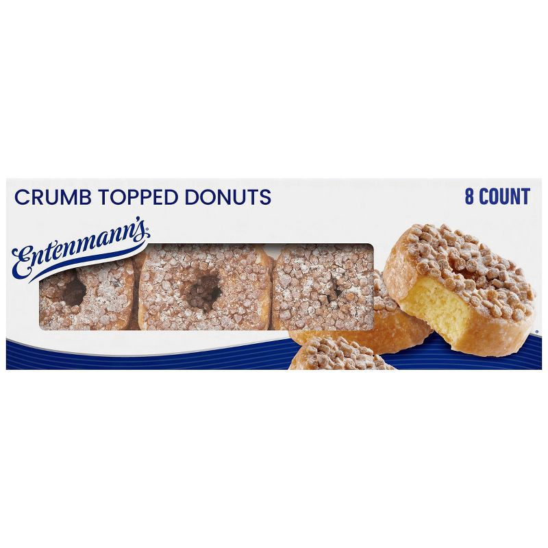 slide 14 of 14, Entenmann's Crumb Topped Donuts - 15.5oz/8ct, 15.5 oz, 8 ct