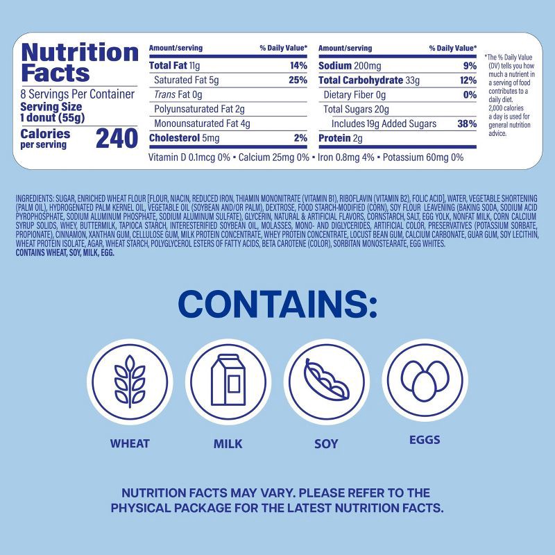 slide 4 of 14, Entenmann's Crumb Topped Donuts - 15.5oz/8ct, 15.5 oz, 8 ct