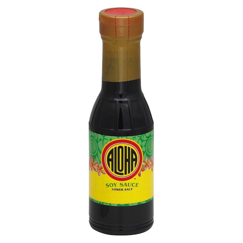 slide 1 of 1, Aloha Shoyu Lower Salt Soy Sauce 12 fl oz, 12 fl oz