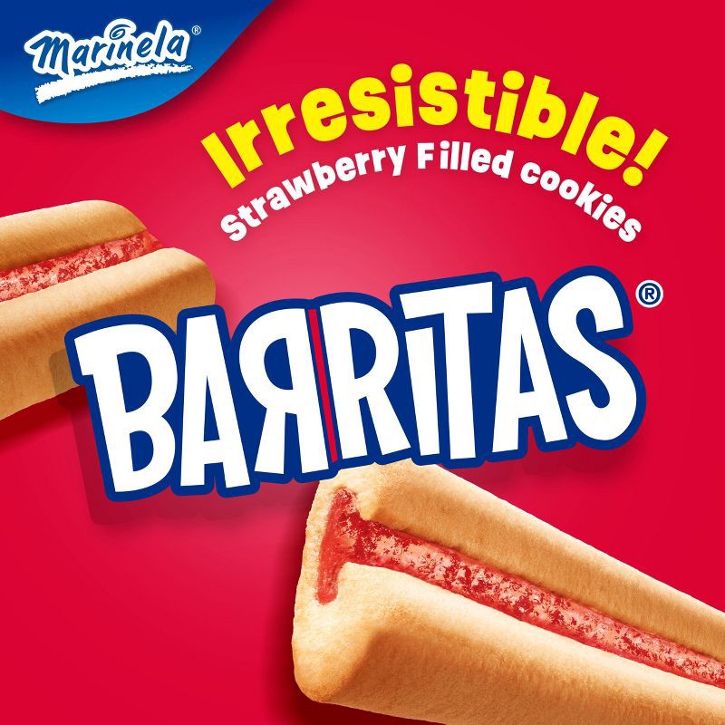 slide 3 of 6, Marinela Barritas Strawberry Cookies - 4ct/2.36oz, 4 ct, 2.36 oz
