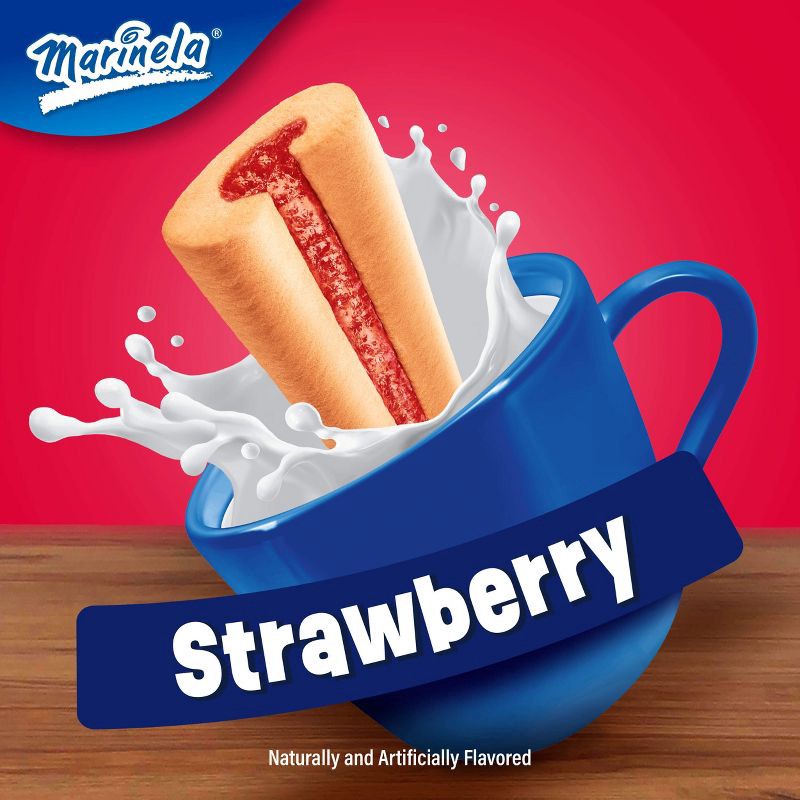 slide 4 of 6, Marinela Barritas Strawberry Cookies - 4ct/2.36oz, 4 ct, 2.36 oz