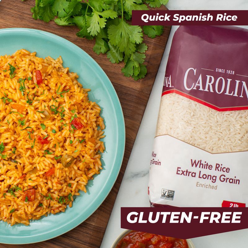 slide 6 of 7, Carolina Enriched Extra Long Grain Rice - 2lbs, 2 lb