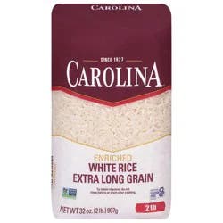 Carolina Enriched Extra Long Grain Rice - 2lbs