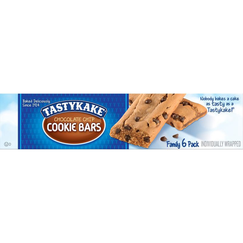 slide 3 of 4, Tastykake Chocolate Chip Cookie Bar - 10.5oz / 6ct, 6 ct; 10.5 oz