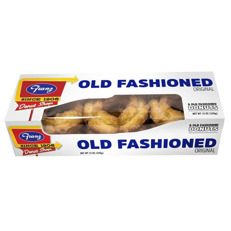 slide 3 of 5, Franz Donuts Glazed Old Fashion Donut - 6ct/12oz, 6 ct; 12 oz