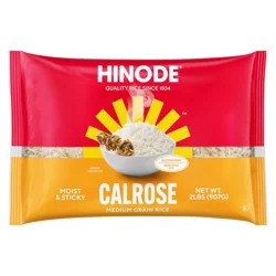 Hinode Medium Grain Silver Pearl Calrose White Rice - 2lbs