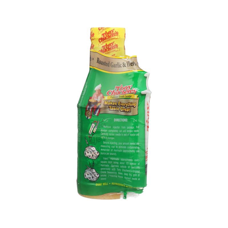 slide 5 of 5, Tony Chachere's Tony Chacheres Marinade & Injector Garlic Herb - 17 fl oz, 17 fl oz