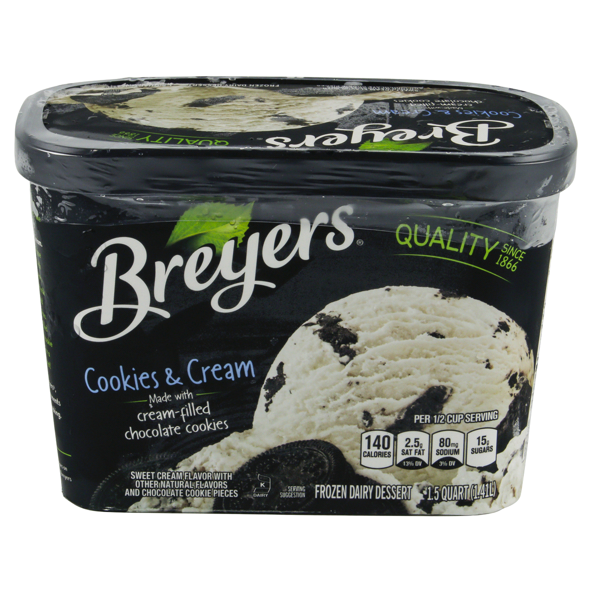 slide 3 of 4, Breyers Frozen Dairy Dessert Double Cookie Crumble, 48 oz, 48 oz