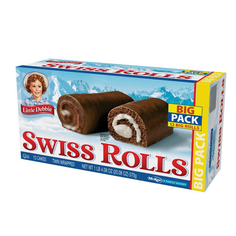 slide 5 of 5, Little Debbie Swiss Rolls - 12pk/20.08oz, 1 ct