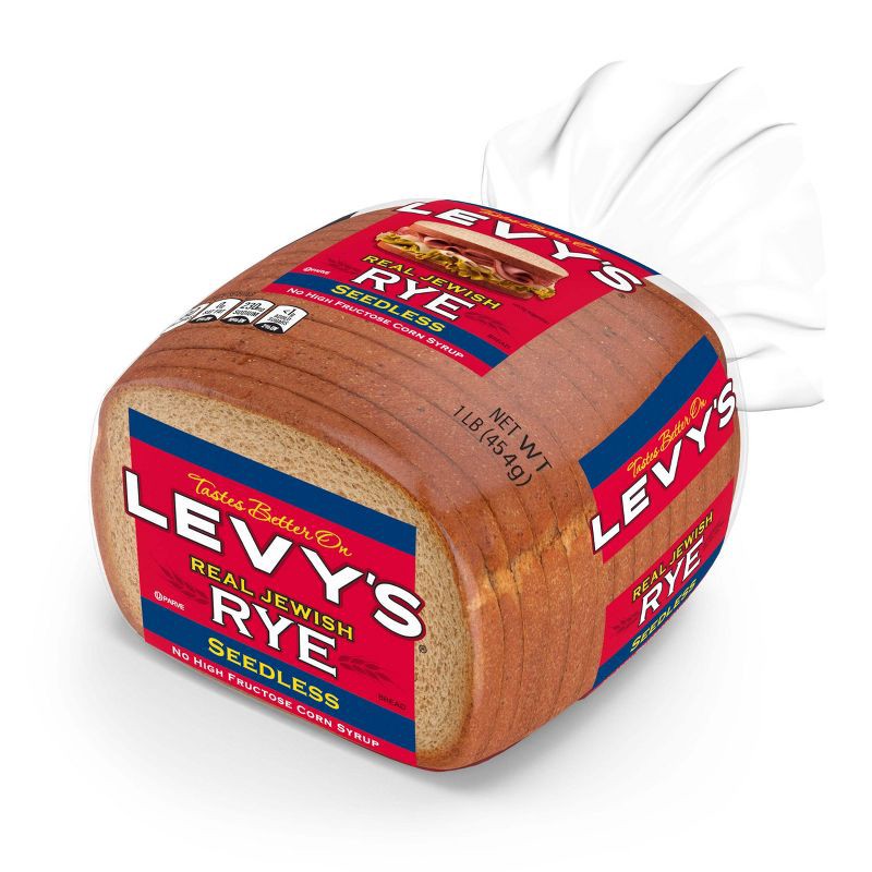 slide 2 of 7, Bimbo Levy Plain Rye bread - 16oz, 16 oz