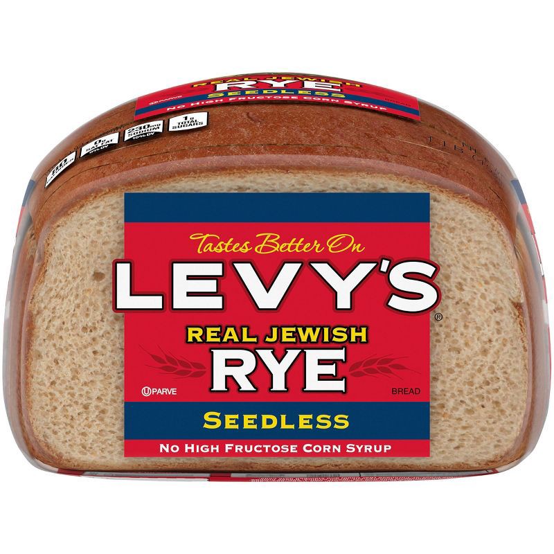 slide 4 of 4, Bimbo Levy Plain Rye bread - 16oz, 16 oz