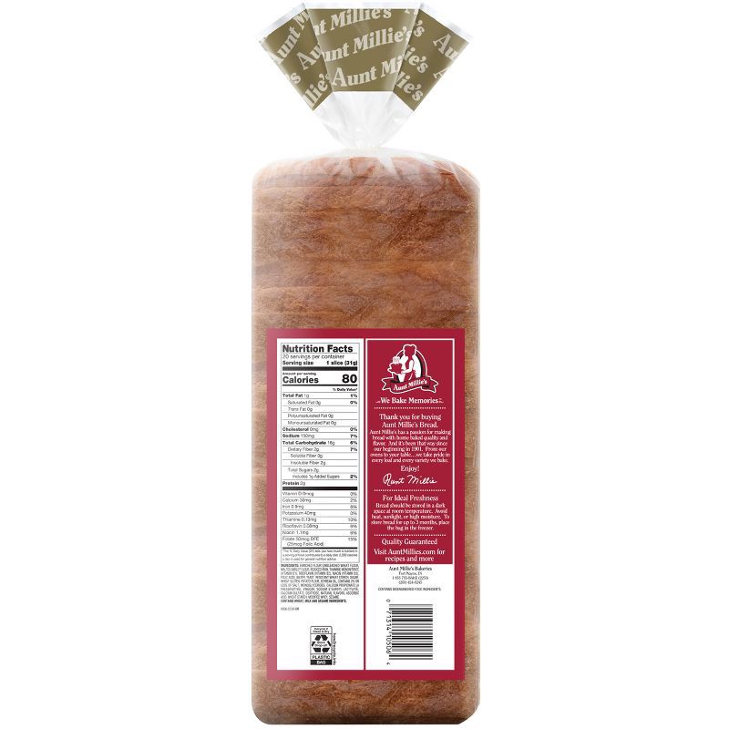 slide 2 of 7, Aunt Millie's Potato Bread - 22oz, 22 oz