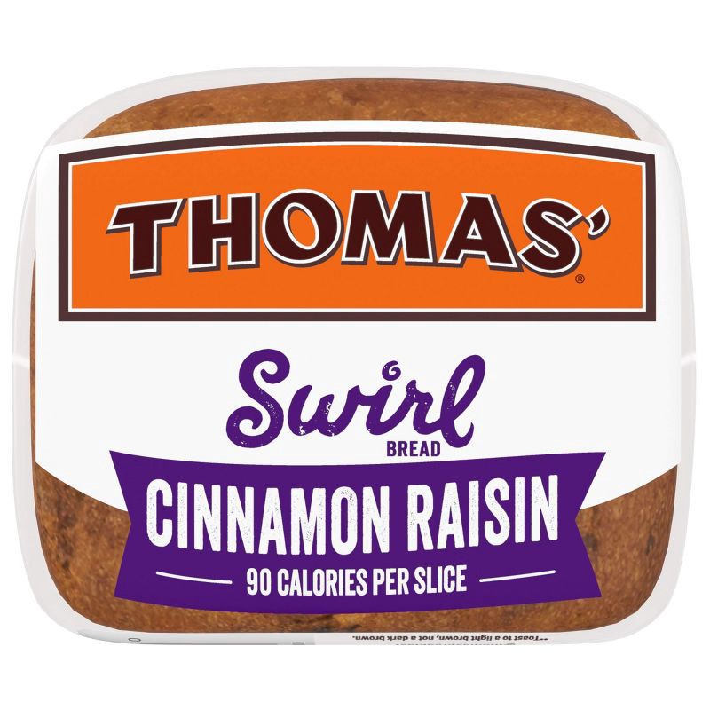 slide 8 of 13, Thomas Cinnamon Raisin Swirl Bread - 16oz, 16 oz