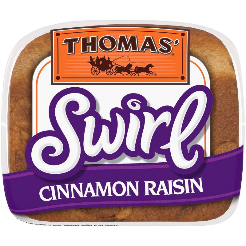 slide 10 of 13, Thomas Cinnamon Raisin Swirl Bread - 16oz, 16 oz