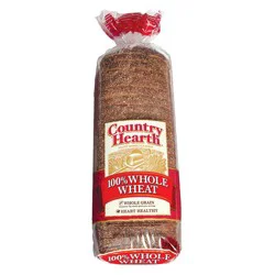 Country Hearth 100% Whole Wheat Bread - 24oz
