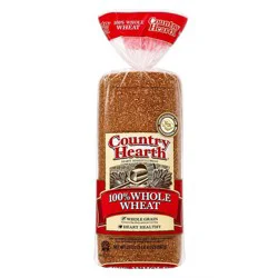 Country Hearth 100% Whole Wheat Bread - 24oz