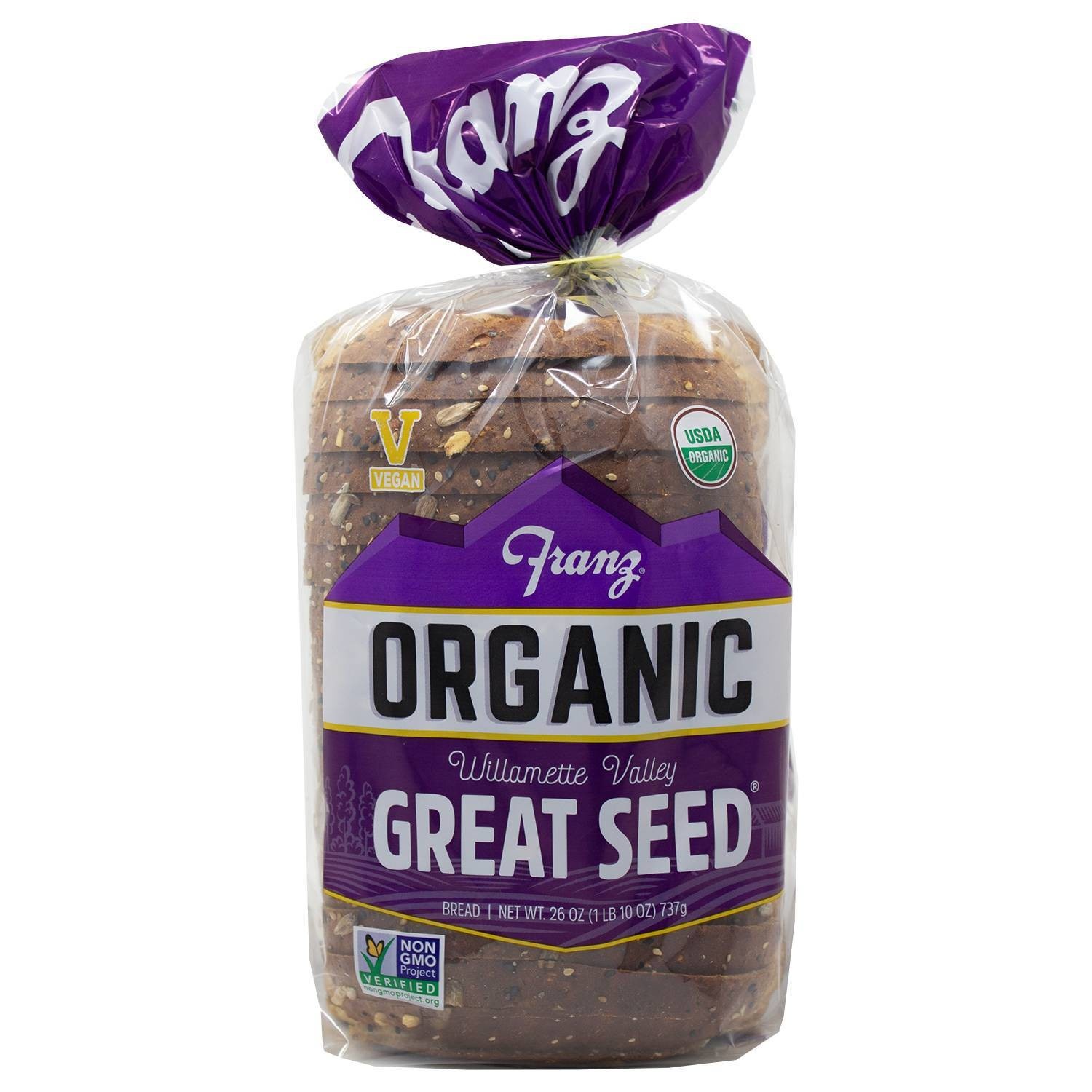 slide 1 of 4, Franz Great Seed Organic Bread - 26oz, 26 oz