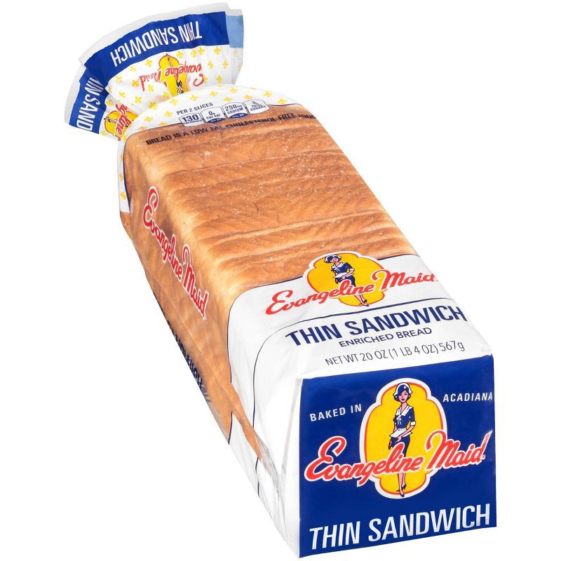 slide 2 of 3, Evangeline Maid Evangelin Maid Thin Sandwich Bread - 20oz, 20 oz