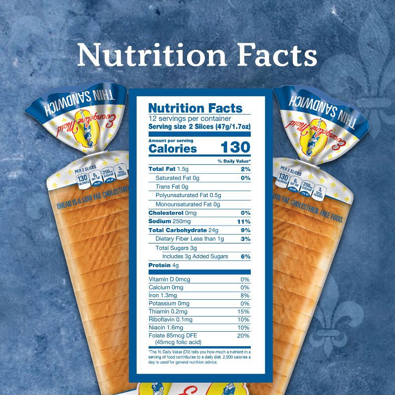 slide 11 of 14, Evangeline Maid Evangelin Maid Thin Sandwich Bread - 20oz, 20 oz