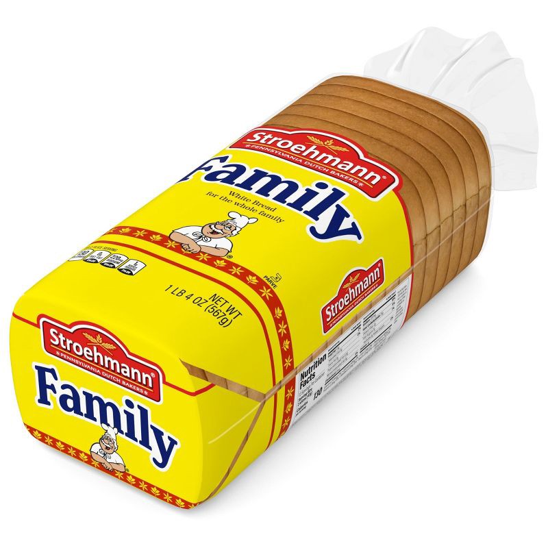 slide 2 of 7, Stroehmann Family White Sandwich Bread - 20oz, 20 oz