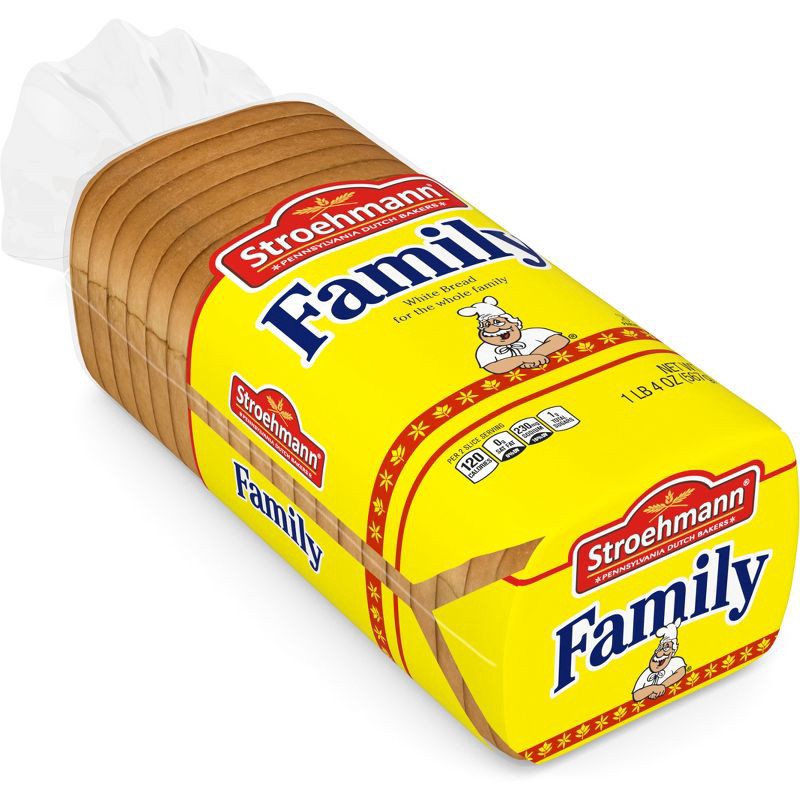 slide 3 of 5, Stroehmann Family White Sandwich Bread - 20oz, 20 oz