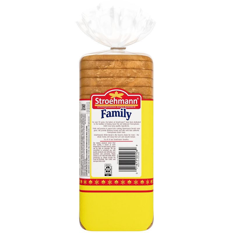 slide 5 of 7, Stroehmann Family White Sandwich Bread - 20oz, 20 oz