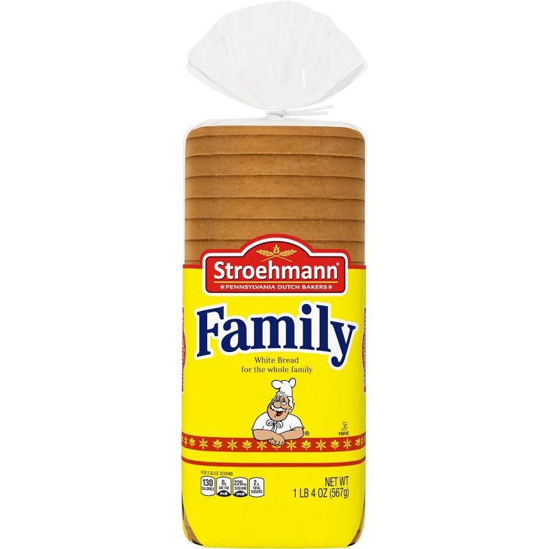 slide 1 of 5, Stroehmann Family White Sandwich Bread - 20oz, 20 oz