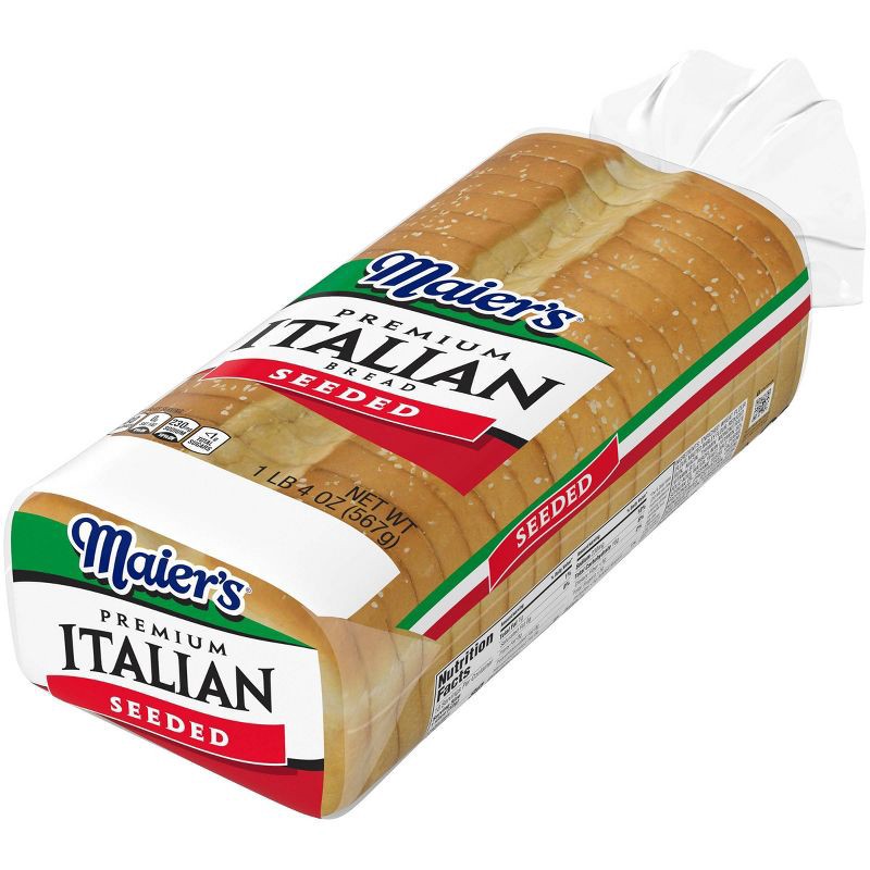 slide 3 of 8, Maier's Italian Seeded Bread - 20oz, 20 oz