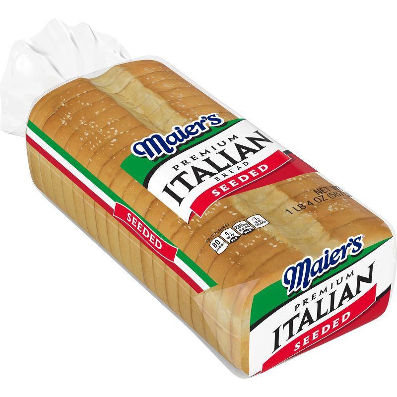 slide 5 of 8, Maier's Italian Seeded Bread - 20oz, 20 oz