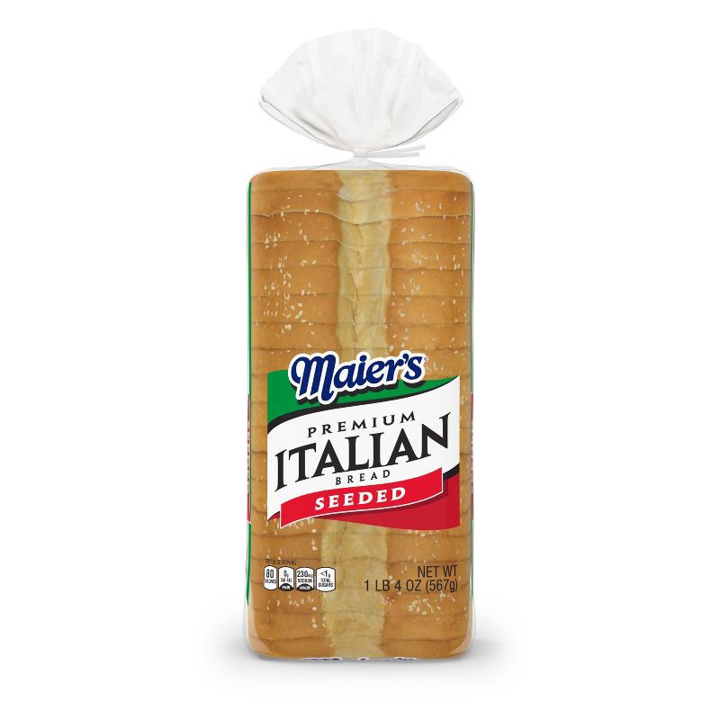 slide 1 of 8, Maier's Italian Seeded Bread - 20oz, 20 oz