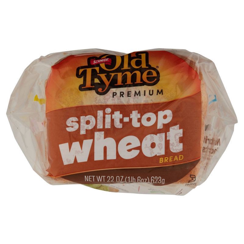 slide 3 of 3, Old Tyme Split Top Wheat Bread - 22oz, 22 oz