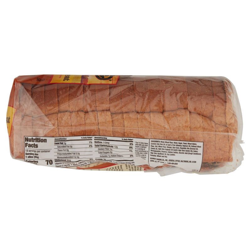 slide 4 of 4, Old Tyme 100% Whole Wheat Bread - 16oz, 16 oz