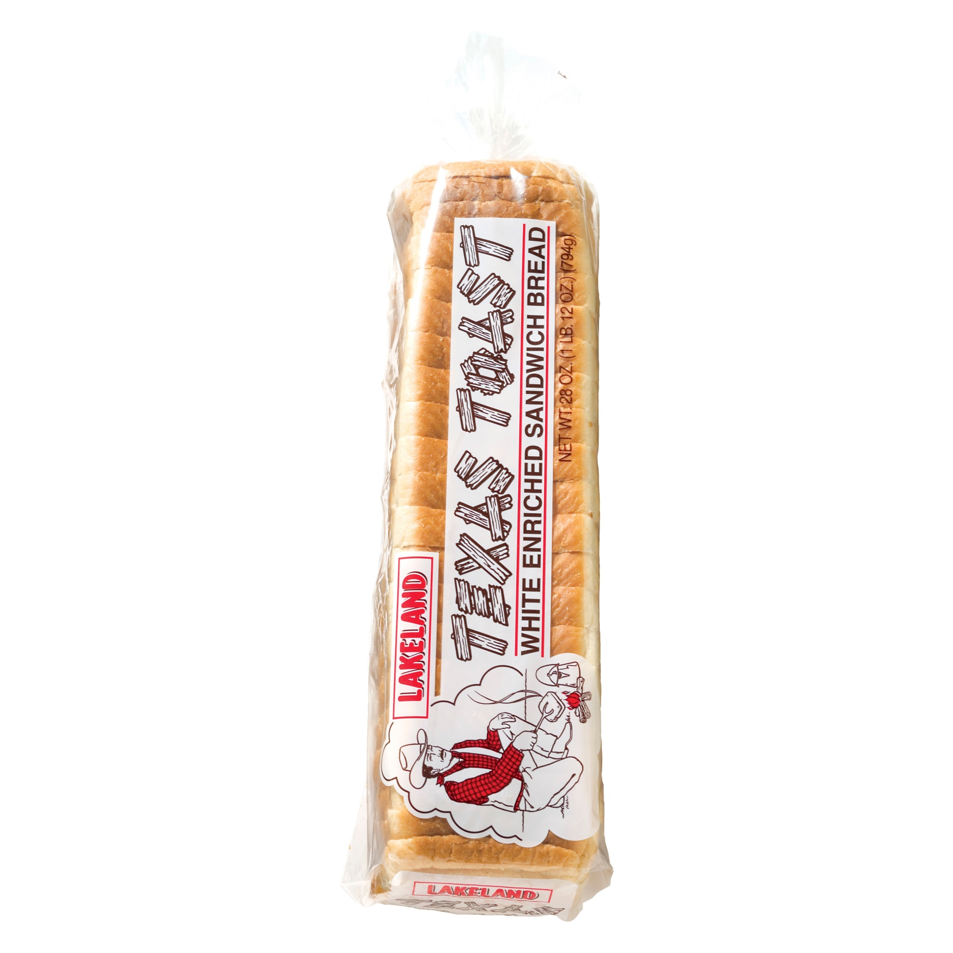 slide 1 of 4, Lakeland Texas Toast White Sandwich Bread, 28 oz