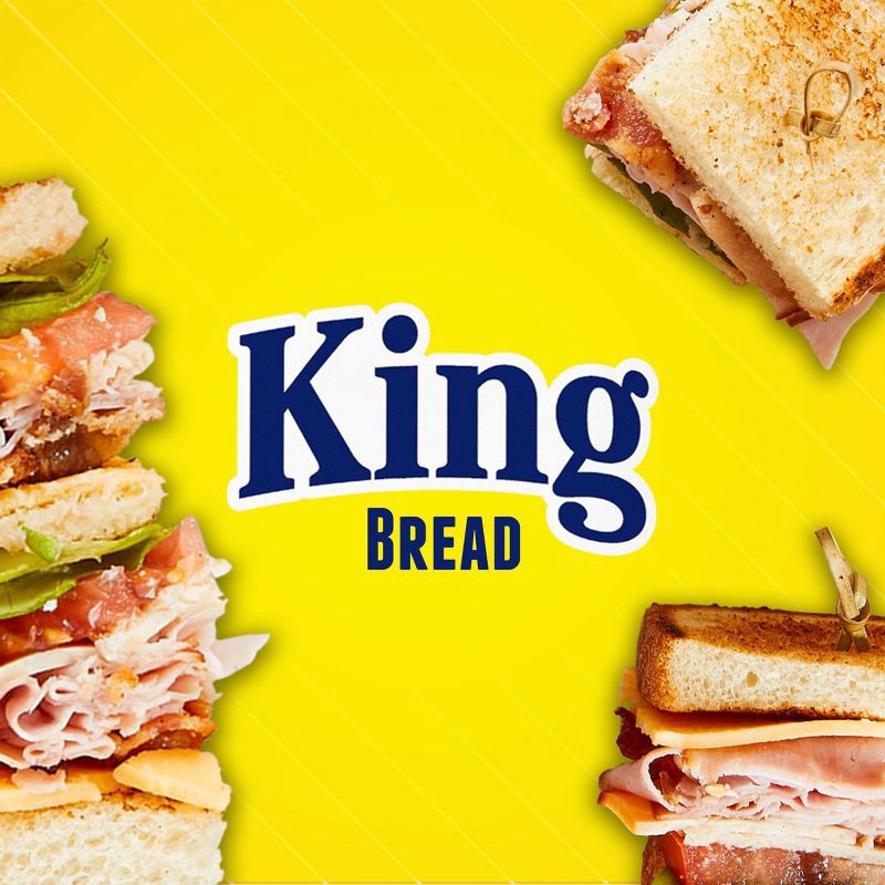 slide 3 of 12, Stroehmann King White Sandwich Bread - 22oz, 22 oz