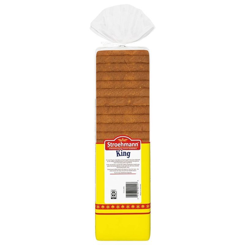 slide 5 of 12, Stroehmann King White Sandwich Bread - 22oz, 22 oz