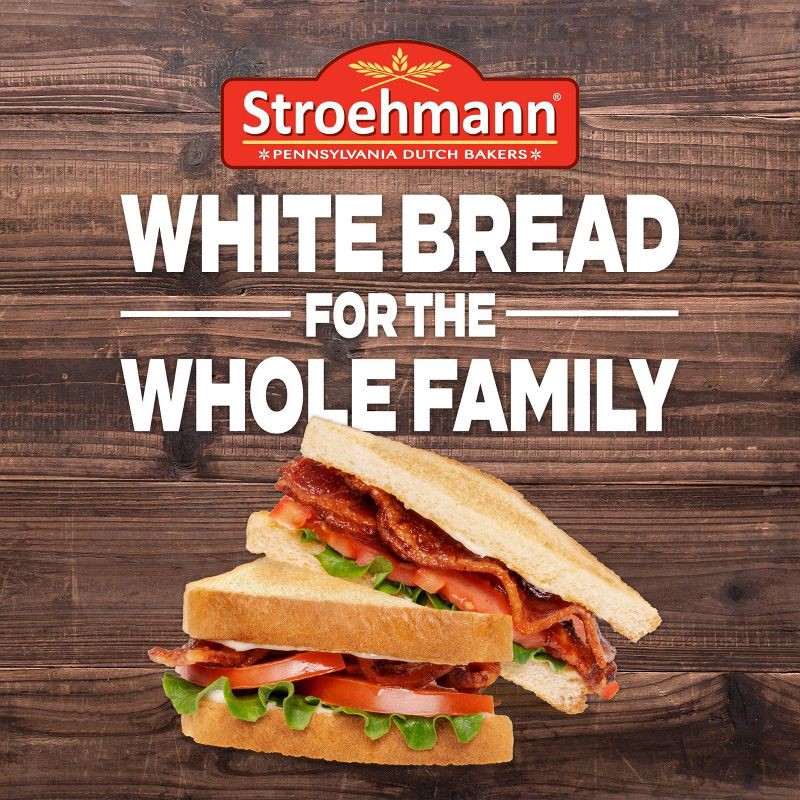 slide 6 of 12, Stroehmann King White Sandwich Bread - 22oz, 22 oz