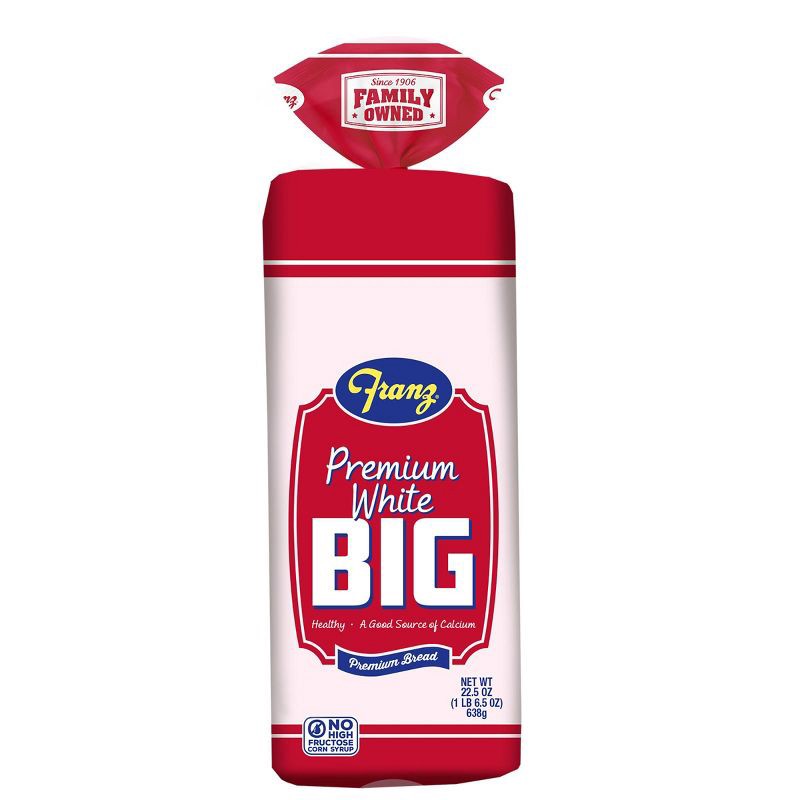 slide 1 of 3, Franz Premium White Big Bread - 22.5oz, 22.5 oz