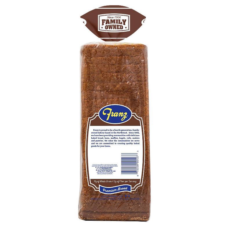 slide 2 of 4, Franz 100% Whole Wheat Sandwich Bread - 24oz, 24 oz