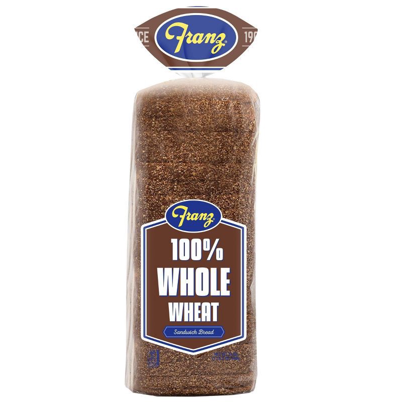 slide 1 of 4, Franz 100% Whole Wheat Sandwich Bread - 24oz, 24 oz