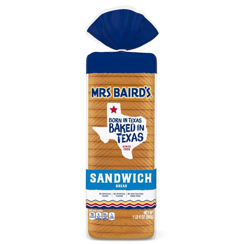 slide 11 of 11, Mrs Baird's Mrs. Baird's Sandwich Bread - 24oz, 24 oz