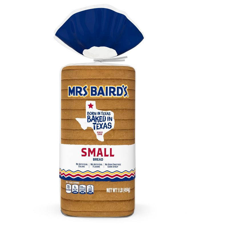 slide 7 of 11, Mrs Baird's Mrs. Baird's Small White Bread - 16oz, 16 oz
