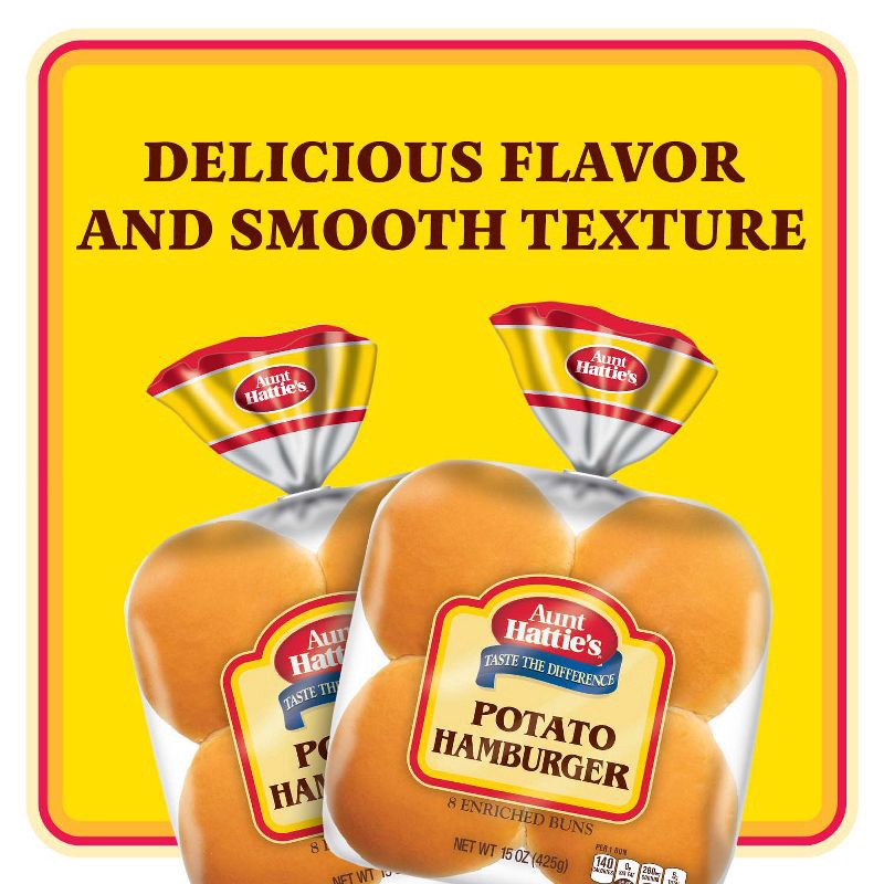 slide 2 of 12, Aunt Hattie's Potato Ham Buns - 15oz/8ct, 8 ct; 15 oz