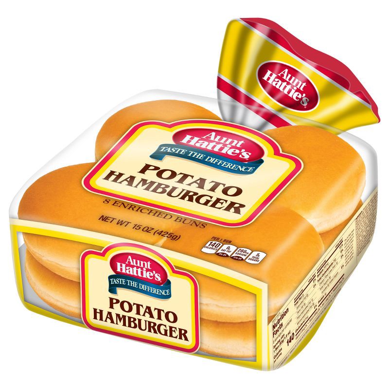 slide 9 of 12, Aunt Hattie's Potato Ham Buns - 15oz/8ct, 8 ct; 15 oz