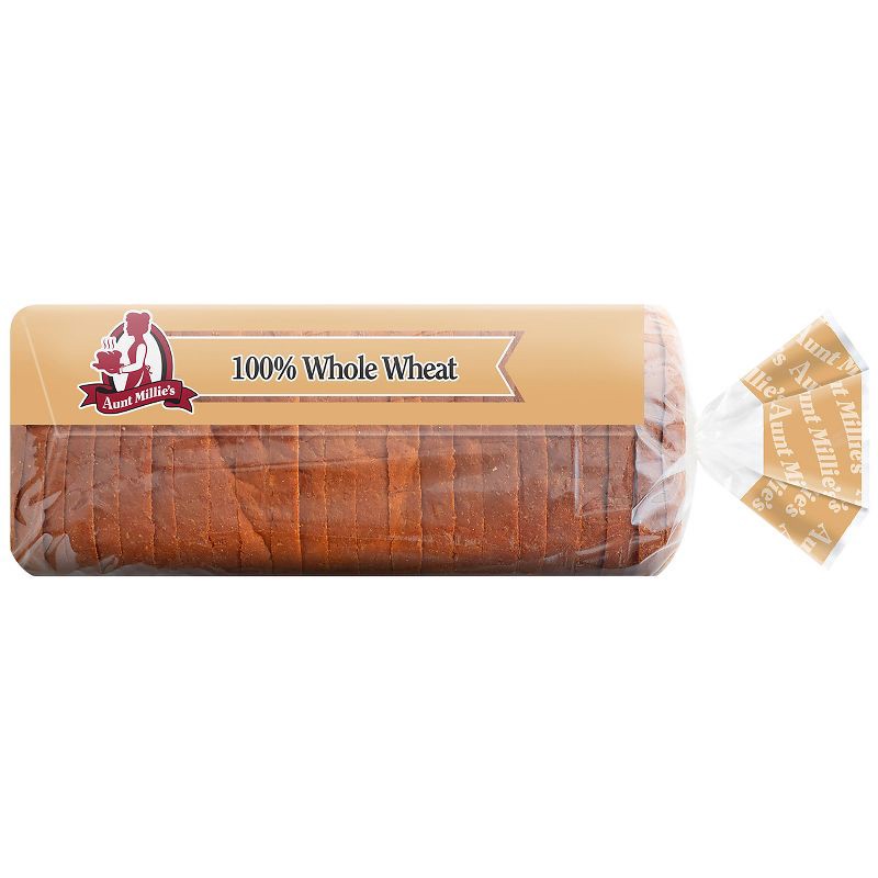 slide 4 of 9, Bakery On Main Aunt Millie's 100% Whole wheat - 22oz, 22 oz